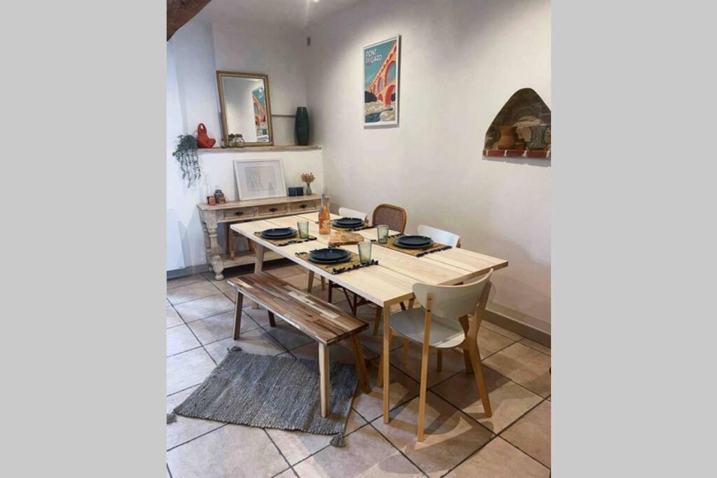 Superbe Appartement En Pierre Fraichement Renove Bernis Εξωτερικό φωτογραφία